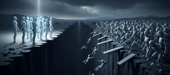 Miniatura da postagem "O abismo da IA: 95% das empresas falham ao adotarem Inteligência Artificial" do Blog da K2M Soluções.