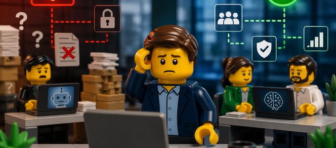 Miniatura da postagem 'Como saber se a IA está sendo usada do jeito errado na sua empresa?', postada recentemente no Blog da K2M Soluções.