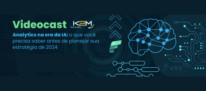 Miniatura da postagem "Saiba como foi o Videocast “Analytics na era da IA: o que você precisar saber antes de planejar sua estratégia de 2024”" do Blog da K2M Soluções.