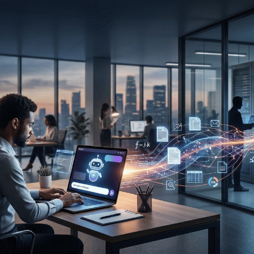 Miniatura da postagem 'Sua empresa está treinando a IA para os concorrentes? Os perigos das ferramentas B2C no ambiente corporativo' do Blog da K2M Soluções.