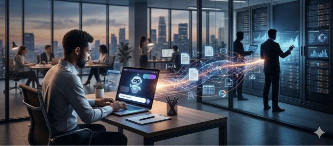 Miniatura da postagem 'Sua empresa está treinando a IA para os concorrentes? Os perigos das ferramentas B2C no ambiente corporativo', postada recentemente no Blog da K2M Soluções.